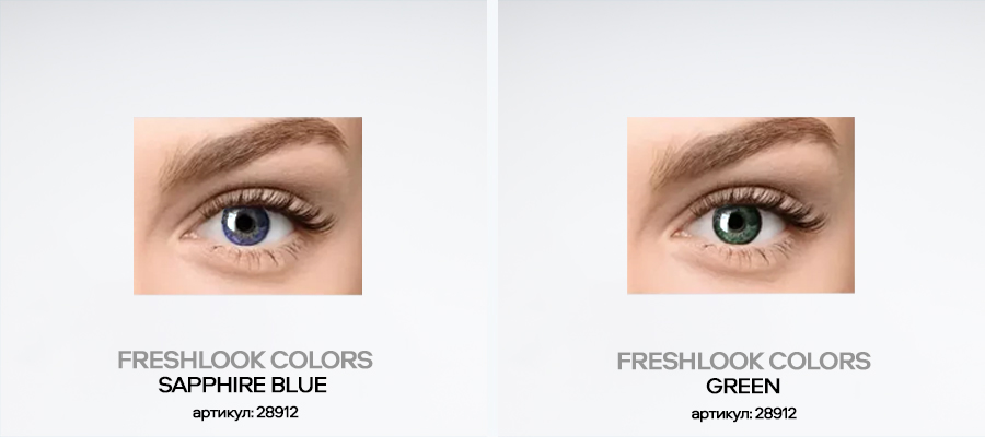 Цветные контактные линзы: яркие варианты для вечеринки или на каждый день
