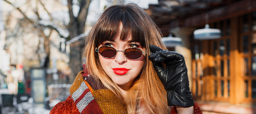 Солнцезащитные очки зимой: как носить «Ленноны» и «Авиаторы»