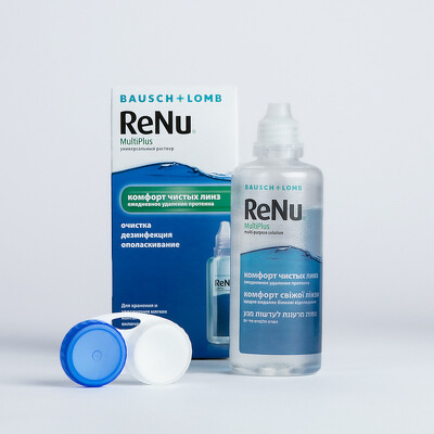 Раствор ReNu MultiPlus (120 ml + контейнер)